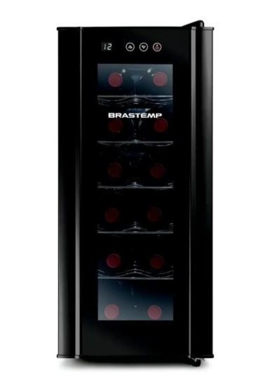 Adega de Vinhos Brastemp 12 garrafas com painel touch (BZC12BE)