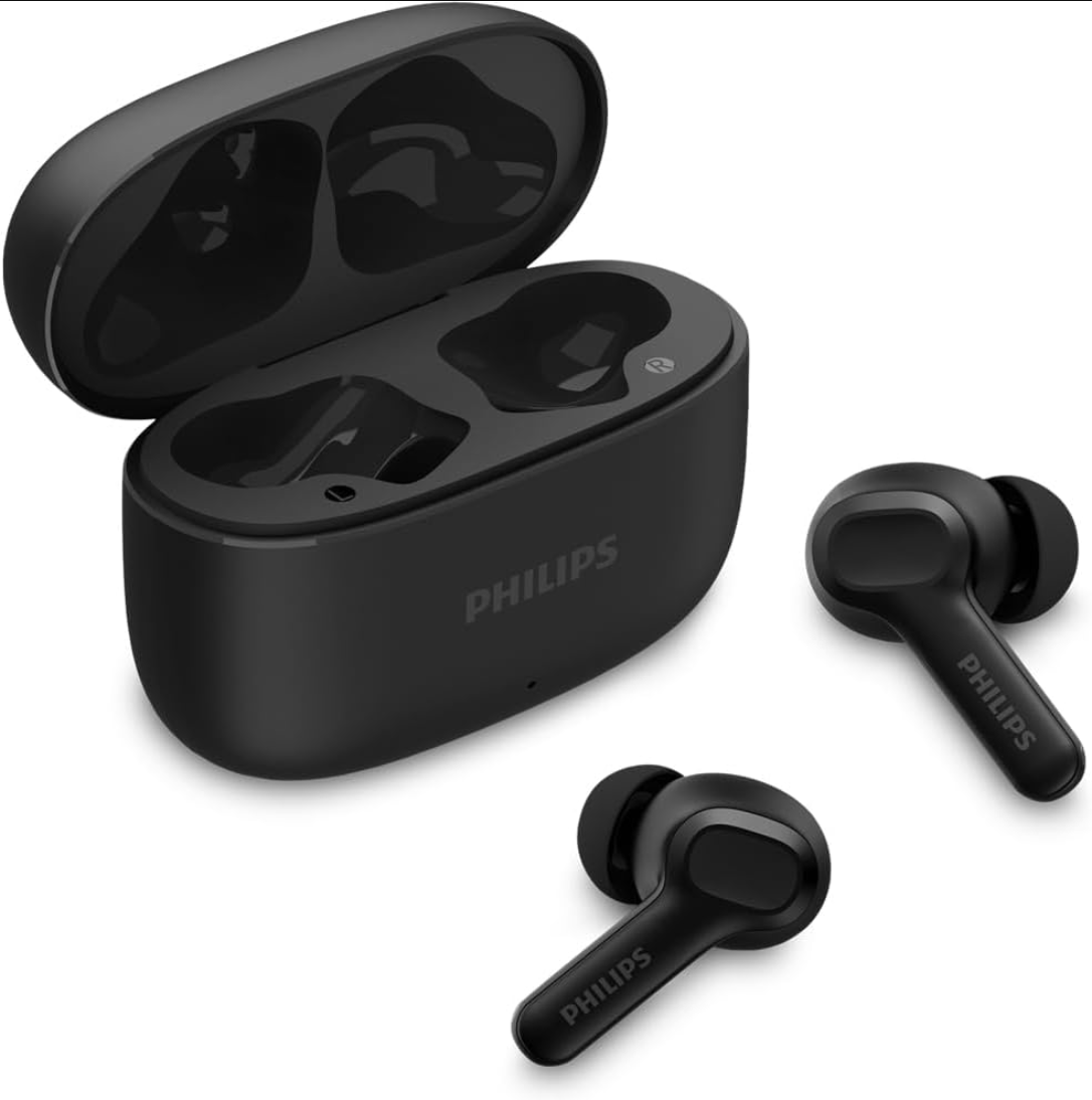 Fone de Ouvido Bluetooth TWS Philips TAT1109 com microfone, até 24h de bateria
