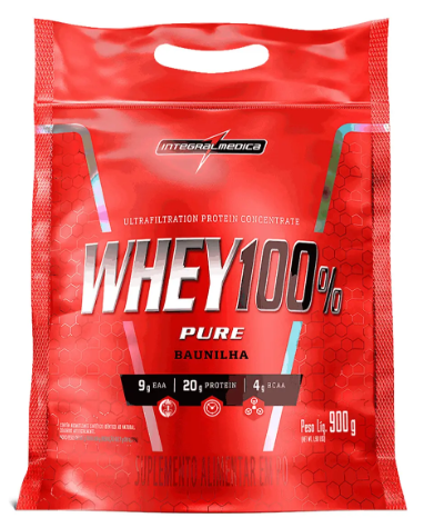 Whey Protein Integralmédica 100% Pure 900g (baunilha)