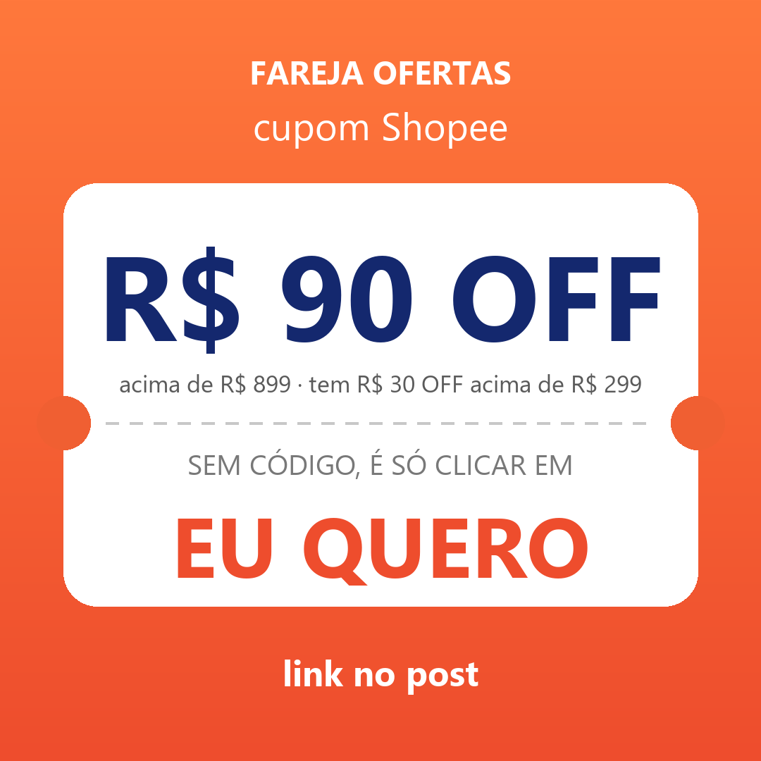 Cupons novos na Shopee pra todas as lojas, é só resgatar