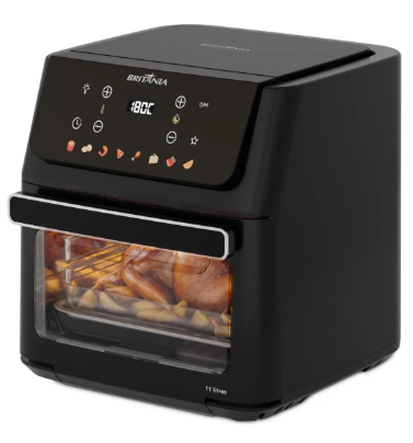 Air Fryer Oven Britânia 11L BAF11A (8 funções, painel digital)