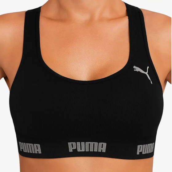 Top Feminino Puma Alta Sustentação (academia e treino)