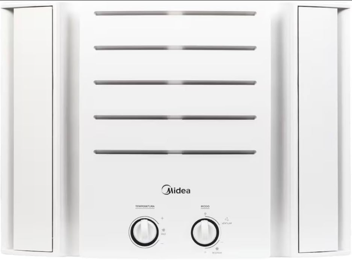 Ar-condicionado de Janela Midea Mecânico Frio 7.500 BTUs 127V