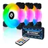 Kit 3 Cooler Fan LED RGB 120mm Gabinete Gamer com Controladora