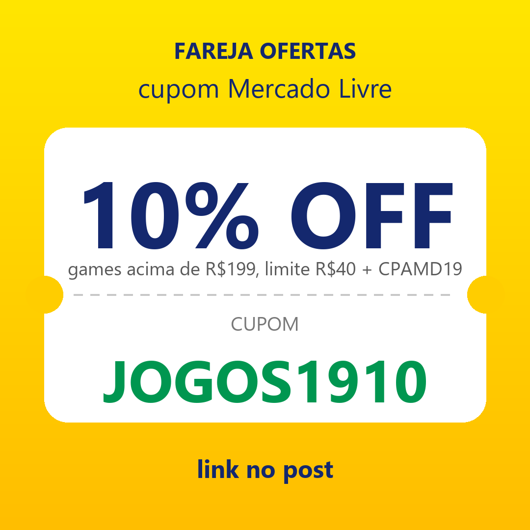Cupons novos do Mercado Livre pra hoje