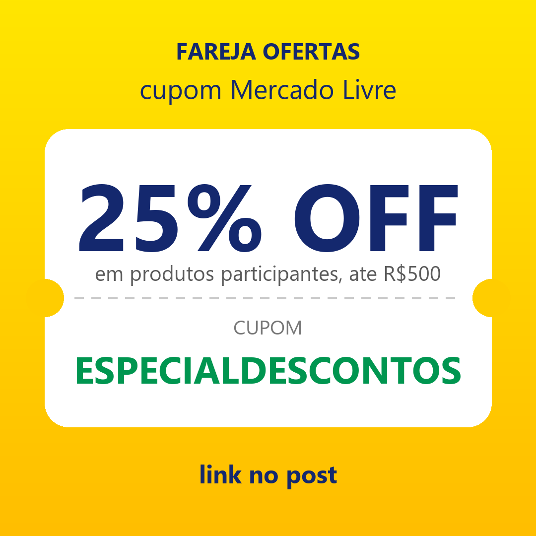 Cupons novos no Mercado Livre saindo do forno